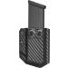 Amberide Universal Mag Carrier IWB/OWB KYDEX Magazine Holster Fit - Black Carbon Fiber - 9mm/.40 Double Stack Mag Carrier - Buy Online on GoSupps.com