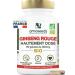 Panax Organic Red Ginseng from Korea | Extra Strong 900mg/day | Energy Strength Anti-Stress Concentration | 90 Capsules of 300mg | Top Quality