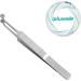 iplusmile Stainless Steel Meibomian Gland Expressor Forceps - Eyelid Massage Tweezers - Buy Online on GoSupps.com