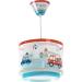 DALBER children's light pendant light POLIZEI ceiling light children's room children's lamp blue 26.5 x 26.5 x 21 cm