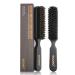 Ecoed Boar bristle brush 2 pc for fine and medium Hair and beard  Use for Smoothing  Wave Styles  Soft on Scalp  Improved the Texture
