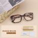 JiSoo Oversized Blue Light Blocking Reading Glasses for Women - Fashionable 1.5x Leopard Brown Style - Buy Online on GoSupps.com