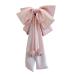 Elegant Hair Bow Clip Long Ribbon Fashion Headdress Hairpiece Barrette Hairpin for Women and Girls Pink and Two Colors