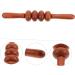 Minkissy Four-Wheel Wooden Massager - Handheld Roller for Body Relaxation & Fitness | Rosewood Massage Device for Legs & Lower Back - Buy Online on GoSupps.com