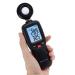 Digital Light Meter with Data Record, Backlight, Lux & Temperature Meter - 0-200,000 Lux/FC Measurement Range - MAX/MIN/Hold Function - Buy Online on GoSupps.com