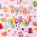 3D Mix Assorted Color Nail Charms Acrylic Multi Cute Nail Art Charms Hollow Candy Jewelry Nail Supplies for Nail Art Design DIY Crafts Accessories (Colorful Bear) - Buy Online on GoSupps.com