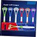 Buy SOLUSTRE Tongue Cleaning Tools - Tongue Brush Scraper & Cleaner for Adults | Effective Oral Hygiene - Buy Online on GoSupps.com
