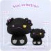 Mewaii 8'' Black Devil Axolotl Mushroom Plushie Stuffed Animal Pillow Toy - Buy Online on GoSupps.com