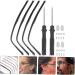 Universal Glasses Accessories Kit - Healeeved 8 Sets Replacement Brackets Screwdriver Metal Legs & Arms - Black Frame for Men & Women - Buy Online on GoSupps.com