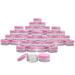 Beauticom 10G/10ML Round Clear Jars (100 Pieces) - Pink Lids for Pills Medication & Beauty | BPA Free - International Shipping Available - Buy Online on GoSupps.com
