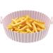 Food Safe Silicone Pot Air Fryer Silicone Pot Heat-Resistant Air Fryer Accessory Replacement Of Parchment Liners Air Fryer Accessory Kit 8.5 Inch Air Fryer Basket For Fries Pizza & Chickens Pink - Buy Online on GoSupps.com