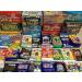 100 Vintage Football Cards in Old Sealed Wax Packs - Perfect for New Collectors