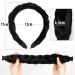 Vintage Black Braided Headband for Women & Girls | Boyrot Padded Rockabilly Hair Accessories - Buy Online on GoSupps.com