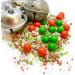 Merry Berry Sprinkletti Christmas Cake Topper - 100g Edible Festive Decorations for Xmas Party Cakes - Buy Online on GoSupps.com