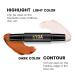 KYDA 8 Colors Highlight Concealer Contour Stick - 2 in 1 Body and Face Makeup Set - Contouring and Highlighting Cream Pen - 4 Pcs - Buy Online on GoSupps.com