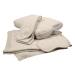 Jet&Bo 100% Pure Cashmere Travel Set: Blanket Eye Mask Socks Carry/Pillow Case Natural