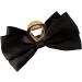 Fovolat Bow Clips | Hair Clamp Aesthetic Satin Big Hair Bows Large Claw Clips Hair Barrettes for Thick Thin Curly Hair Black - Buy Online on GoSupps.com