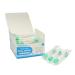 Oral sponges sterile dental swabs 50 PCs oral care sponge cleaning mouth swab oral hygiene sponge mouth care tab cotton swab mouthfare foam for oral hygiene cyan.50 pieces of plum blossom cyan