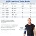 Care+Wear Unisex Ultra-Soft Antimicrobial Long PICC Line Cover Slate 9"-11" Bicep - Buy Online on GoSupps.com
