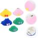 FOMIYES 10 pcs - Pet Cone Recovery Cockatoo Ring Pecking Elizabethan for Adjustable Cockatiel 12x9cmx2pcs Assorted Colorx2pcs - Buy Online on GoSupps.com