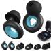 XANGNIER Ear Plugs for Sleeping Noise Cancelling 2 Pair Reusable Silicone Noise Reduction Ear Plugs Hearing Protection Earplugs Sound Blocking for Sleeping Work Study Travel Concerts Motorcycle
