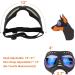 Large Dog Goggles Anti-UV Sunglasses for Large-Medium Dogs in Clear Blue - Fog-Proof and Windproof Eyewear - Buy Online on GoSupps.com