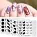 Nail Stamping Plate Set - 4 Piece Feather Flower Leaves & Butterfly Templates | DIY Nail Art Tool & Stamper | International Shipping - Buy Online on GoSupps.com