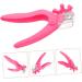 Healeved Fake Nails Scissors Trimmer Nail Clippers Nail Tips Nail Art Tool Stainless Steel Nail Clipper Fingernail Manicure Tool Nail Art Clipper Nail Flakes Plastic Lengthen Pink - Buy Online on GoSupps.com