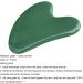 Heart-Shaped Guasha Tool for Wrinkle Reduction - Green Massage Stone for Adults | Dark Green Roller Board - Buy Online on GoSupps.com