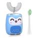 U Shaped Kids Electric Toothbrush, Whole Mouth Automatic Toothbrush for Children & Toddlers (2-6 Year) (Light Blue)