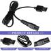 Shaver Charger Beard Trimmer Charger Replacement Charging Cable USB Charging Cable for Shaver Electric USB Charging Cord - Buy Online on GoSupps.com