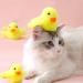 Havenfly Interactive Cat Toys Duck for Indoor Cats-USB Rechargeable Soft Cute Duck Toy Refillable Plush Catnip Toy Realistic Duck Quack and Electric Flapping Wings Duck Toy for Kitten Exercise - Buy Online on GoSupps.com