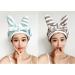 Super Absorbent Microfiber Hair Towel Wrap - Quick Dry Turban with Bow-Knot for Long Thick Hair - Purple Women s Bath Accessory - Buy Online on GoSupps.com