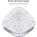 UV LED Nail Lamp 72W Professional Nail Dryer Gel Nail Polish Curing Machine Nail Art Manicure Tools with 3 Timer Settings Smart Automatic Sensor (White) - Buy Online on GoSupps.com