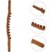 Abdominal Massage Wood Gua Sha Tool | Manual Body & Back Massage Device - 52x4x2 cm - Buy Online on GoSupps.com
