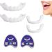 Flipped Warm Cosmetic Veneers - Temporary Upper & Lower Snap-On Prostheses for Bad Teeth - Buy Online on GoSupps.com