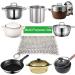 316L Stainless Steel Chain Scrubber for Cast Iron Cleaning | 8x6 inch | Pan, Pot, Dutch Oven, Skillet, Grill Cleaner - Buy Online on GoSupps.com