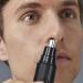 Nose Hair Scissors for Men 2024 - Multifunctional Painless USB Rechargeable Trimmer | Waterproof 360 Rotating Blade for Nose Ear Sideburns & Eyebrows - Black - Buy Online on GoSupps.com
