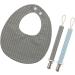 GLASSNOBLE Pacifier Chain & Baby Bib - Double-Sided Cotton Clips & Nipple Holder | Dp030-5# | International Shipping Available - Buy Online on GoSupps.com