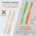 Bubuyun 8-Piece Non-Stick Wax Silicone Spatula Set | Reusable Hair Removal Applicators with Hooks | Ideal for Mixing & Scraping - Buy Online on GoSupps.com
