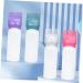 iplusmile Lot de 6 Flacons Applicateurs Peigne 100 Ml Plastique Vert Fonc et Violet Fonc pour Coloration et Huile Capillaire Usage Professionnel et Particulier pour Teinture - Buy Online on GoSupps.com