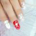 Shop Hujl 3D Flower & Rhinestone Artificial Nails - Full Cover Acrylic Manicure for Stunning Looks | International Shipping Available - Buy Online on GoSupps.com