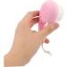 Angoily Silicone Handle Double-Sided Cleansing Brush - Pink Facial Scrubber for Effective Skin Care & Shampooing - Buy Online on GoSupps.com