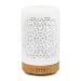 Earnest Living Essential Oil Diffuser White Ceramic Diffuser 100 ml Timers Night Lights and Auto Off Function Home Office Humidifier Aromatherapy Diffusers for Essential Oils Ceramic Elegance (Set of 1)