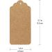 300ft Natural Jute Twine + 100 Brown Kraft Paper Gift Tags by Blisstime - Buy Online on GoSupps.com