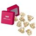 HAARallerliebst hair clips gold (9 pieces | gold shimmering | 2.4 cm) including box for storage