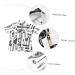 minkissy Hair Cutting Technician in Hairdressing Overalls Salon Work Clothes Barber Mens Jacket Stylist Smock Blazer Jackets for Men Hairdresser Clothing Fiber White Modeling Protector Miss 84x60cm - Buy Online on GoSupps.com
