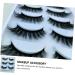 Beatifufu 5 Pairs Fake Eyelashes Beauty Eyelashes Fake Bottom Lashes Natural False Eyelashes Accessories Eyelashes Accessory Natural False Lashes Fake Lashes Girl Eyelash Fiber - Buy Online on GoSupps.com