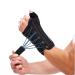 Quick-Strap Wrist & Thumb Spica Splint for De Quervain's Tenosynovitis Tendonitis Arthritis Sprains & Wrist Thumb Forearm Fracture Support Cast (L/XL Left Hand) Left Hand L/XL