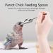 5Pcs Pet Bird Parrot Hand-Feeding Food Milk Powder Spoons Stainless Steel Spoons Bird Feeder - Buy Online on GoSupps.com
